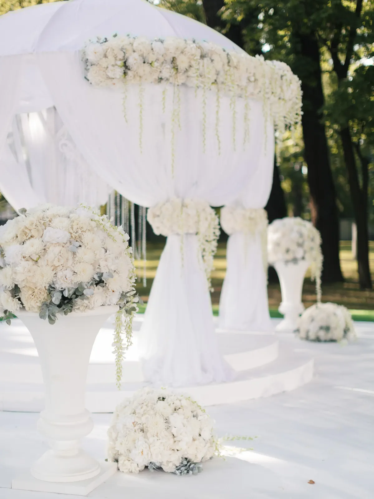 Beautiful ceremony in a park, photo 5