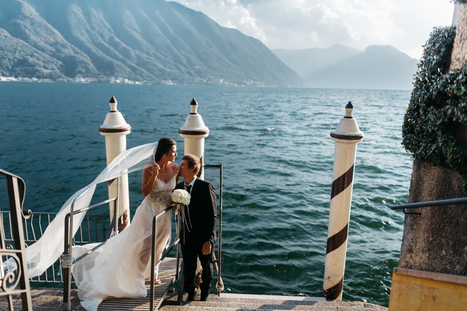 Wedding on Como lake, Italy, photo 6