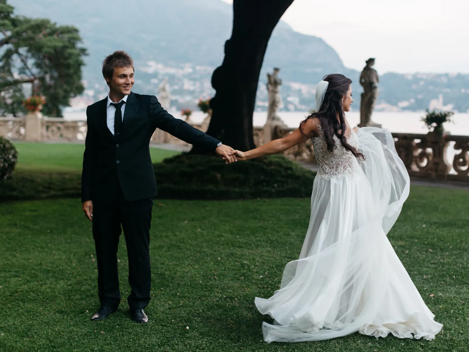 Wedding on Como lake, Italy, photo 18